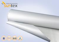 Isolation thermique enduite de protection contre la chaleur de tissu de fibre de verre de (PU) de polyuréthane ignifuge