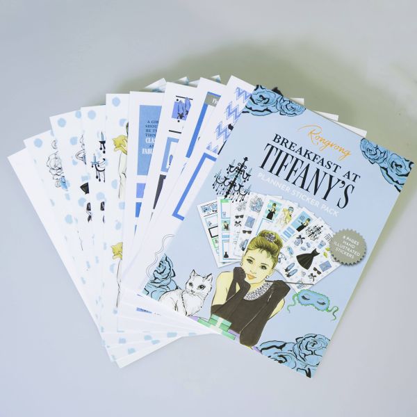 Revista semanal personalizada libro de recortes DECO Calendario pegatinas Diario Cuaderno Decoración Planificador pegatina Kit Sheet