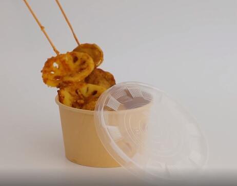 Bamboo Wood Bicolor Salad Bowl Eco Friendly Disposable Biodegradable Manufacture Supply