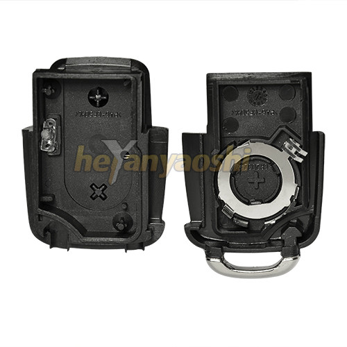 Vw 2 Buttons Smart Key Shell with Emergency Key Insert