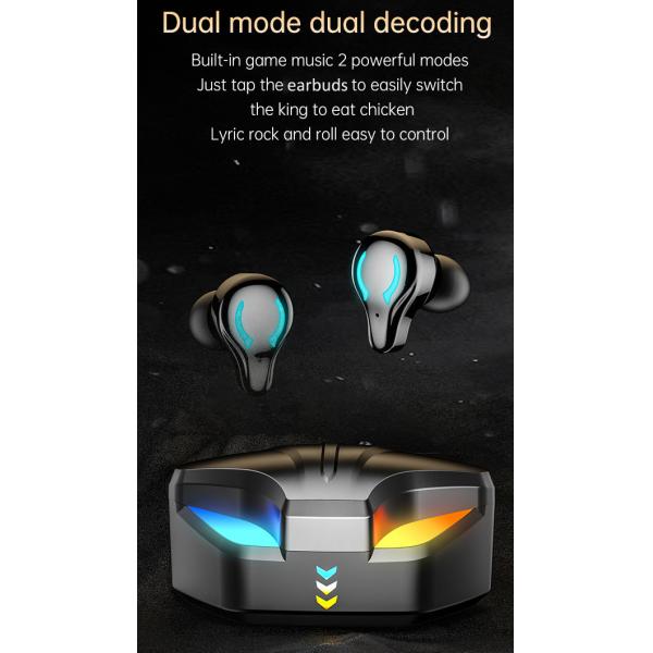 BLE5.1 Low Latency Wireless In Ear Earphones CVC8.0 HSP Wireless Microphone Earbuds