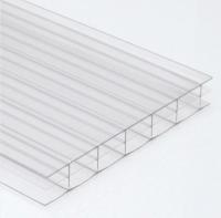 Hoja de techo de policarbonato de pared doble transparente con diseño moderno 4mm-20mm de espesor