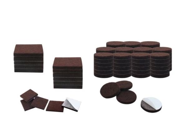 Heavy Duty Self Adhesive Felt Pads , Felt Furniture Protectors Noise Reduction
