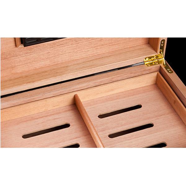 Handcrafted Luxury Cigar Humidor Spanish Cedar Cigar Case Box With Tray