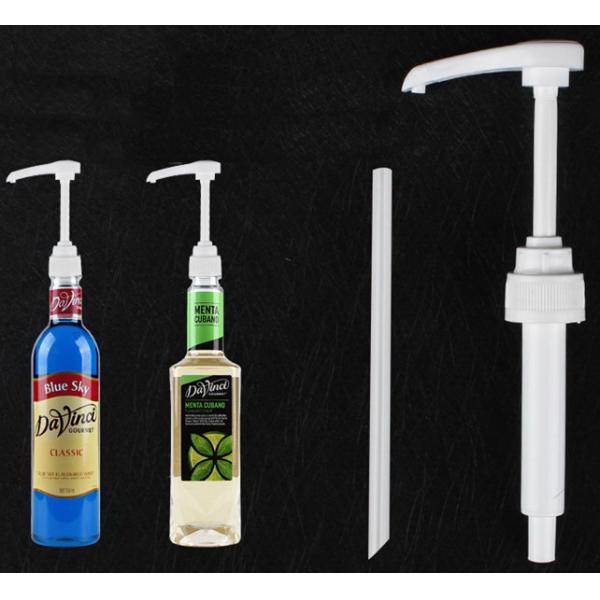 Big Dosage Tomato Sauce Pump , Black / White Light Touch Sugar Syrup Pump