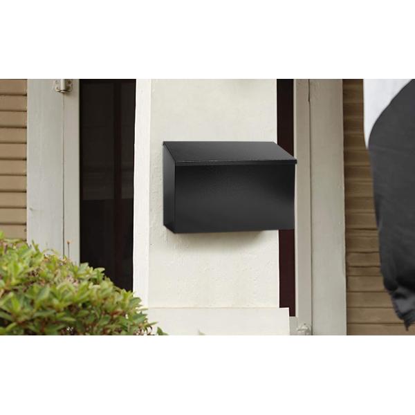 Почтовые ящики Таунхаус Вертикальная стенка почтовый ящик с добавленным замком и оцинкованной сталью