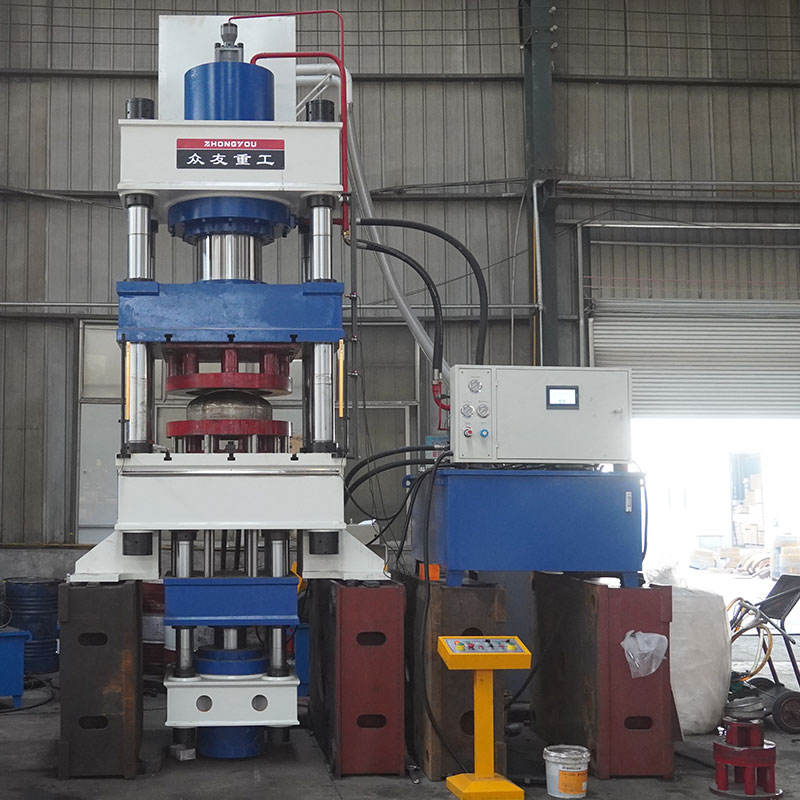 315 Ton Four-column Three-beam Hydraulic Press YQ32 PP PE PVC Plastic Basin Moulding Machine