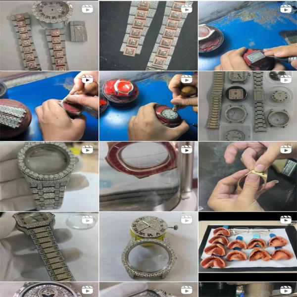 Имя письма бриллиантового колье хмеля шарма 18k 1 дюйма VVS Moissanite привесное тазобедренное