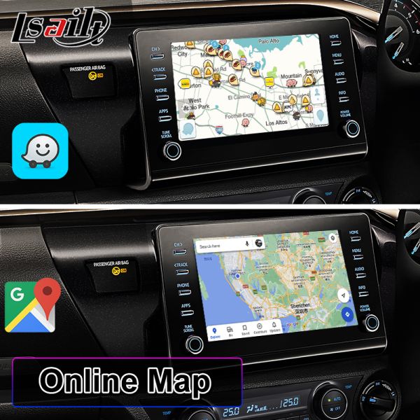 Lsailt Android Navigation Multimedia Video Interface for 2019-Present Toyota Hilux