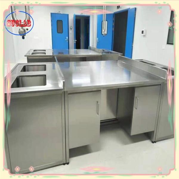 Bolt Connection Stainless Steel Lab Bench Integral Structure Of Drawers
