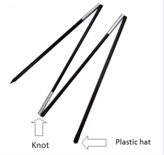 Golf Swing Trainer Pultruded Tube Foldable 3-in-1 Alignment Rod Practice Drill Training Equipment