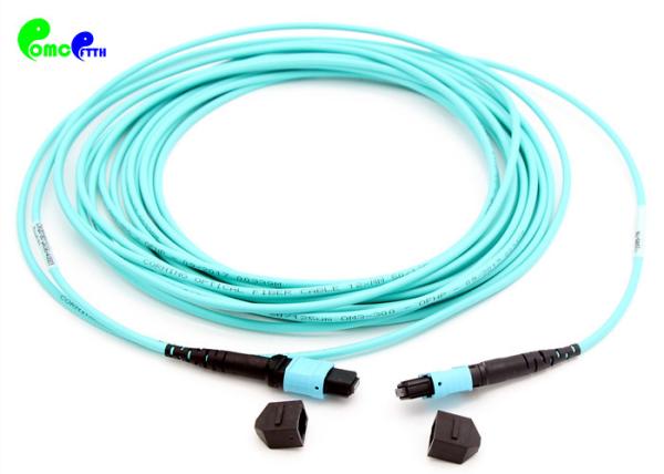 Fêmea do cabo OM3 MTP do tronco da elite MTP ao tipo fêmea A do Aqua LSZH de MTP OM3 12F 20M 3.0mm