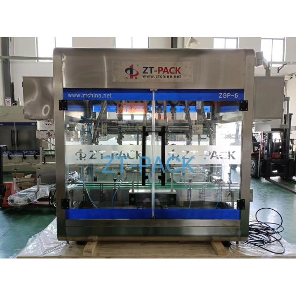 Automatic PET HDPE Bottle Filling Packing Machine For Cookie Oil Vegetable Oil