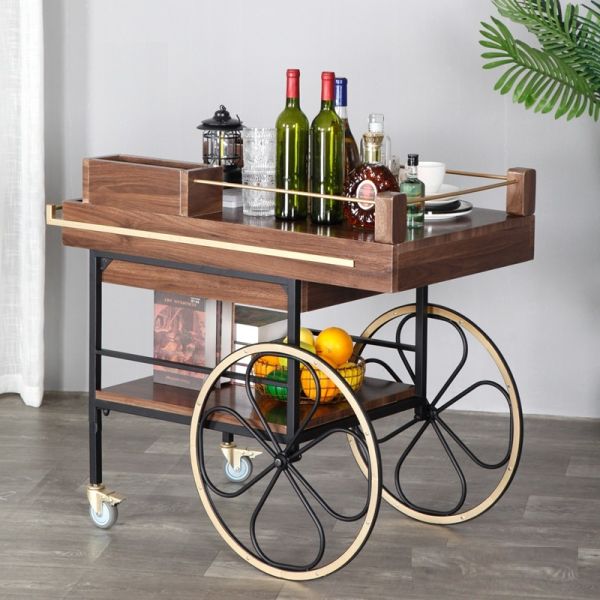 Solid wood dining car