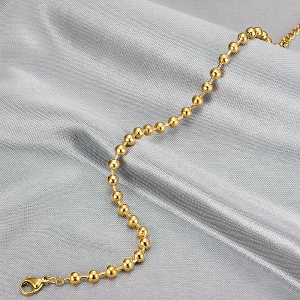 Simple Temperament Light Luxury Ladies Titanium Steel Bracelet with Geometric Pattern