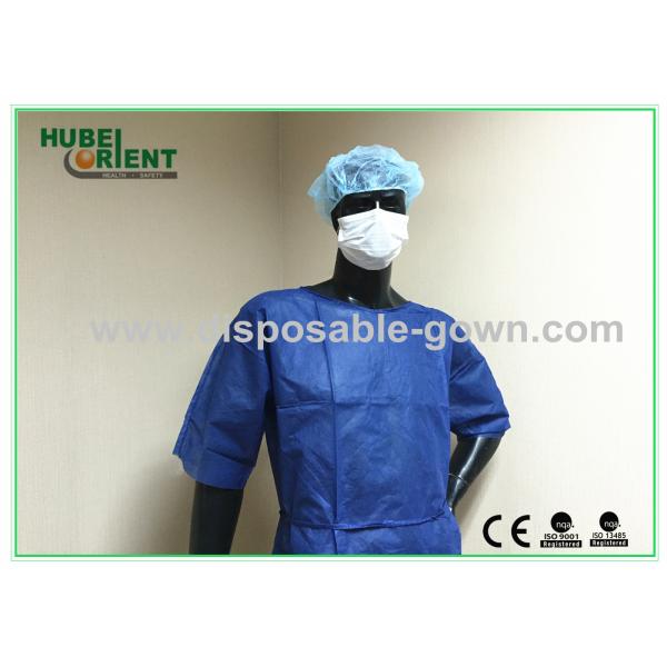 Medical Disposable Short Sleeve Nonwoven Isolation Gown