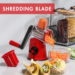 Green Rotary Cheese Grater The Perfect Addition to Any Kitchen for Shredding Vegetables