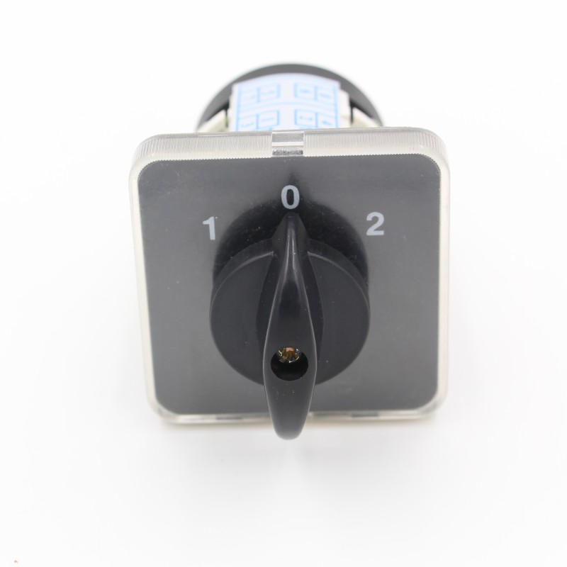 LW31 Series 20A Cam Switch Rotary Industrial Changeover Switch for 2 Pole 3 Position 1-0-2 Made of Metal and Plastic