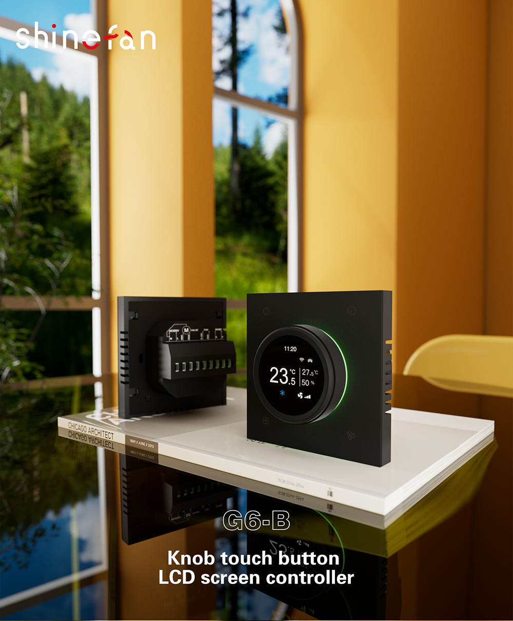 Home HVAC Smart WiFi Thermostat Controller With Temperature Humidity Monitoring