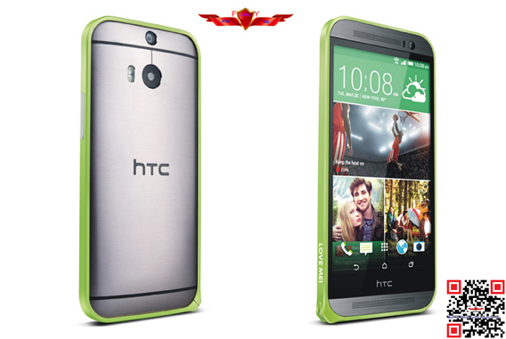 Hot Selling Brand New Hippocampal Buckle Metal Bumper For HTC M8 Multi Color Gift Box Yes