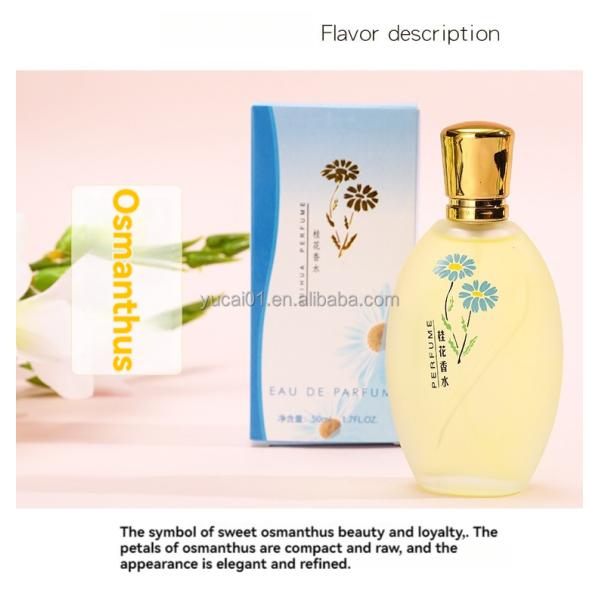 Female Perfume 50ml Light and Long-lasting Scent with Osmanthus Rose Gardenia from Paris
