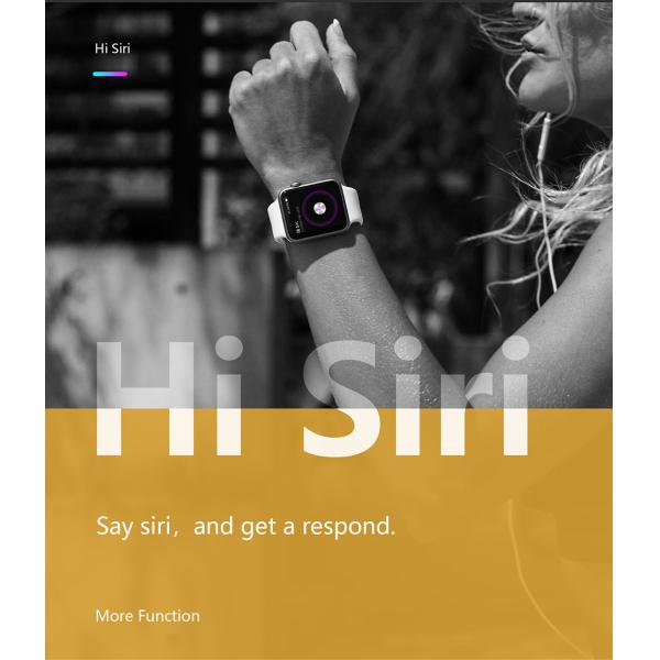 1,78» игр музыки Smartwatch дистанционного управления 200mah