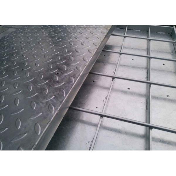 Galvanized Compound Steel Grating , Stainless Steel Floor Grating