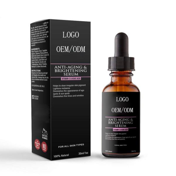Liquid Kojic Acid Serum With Vitamin C Reduces Ageing Spots , Fine Lines & Wrinkles