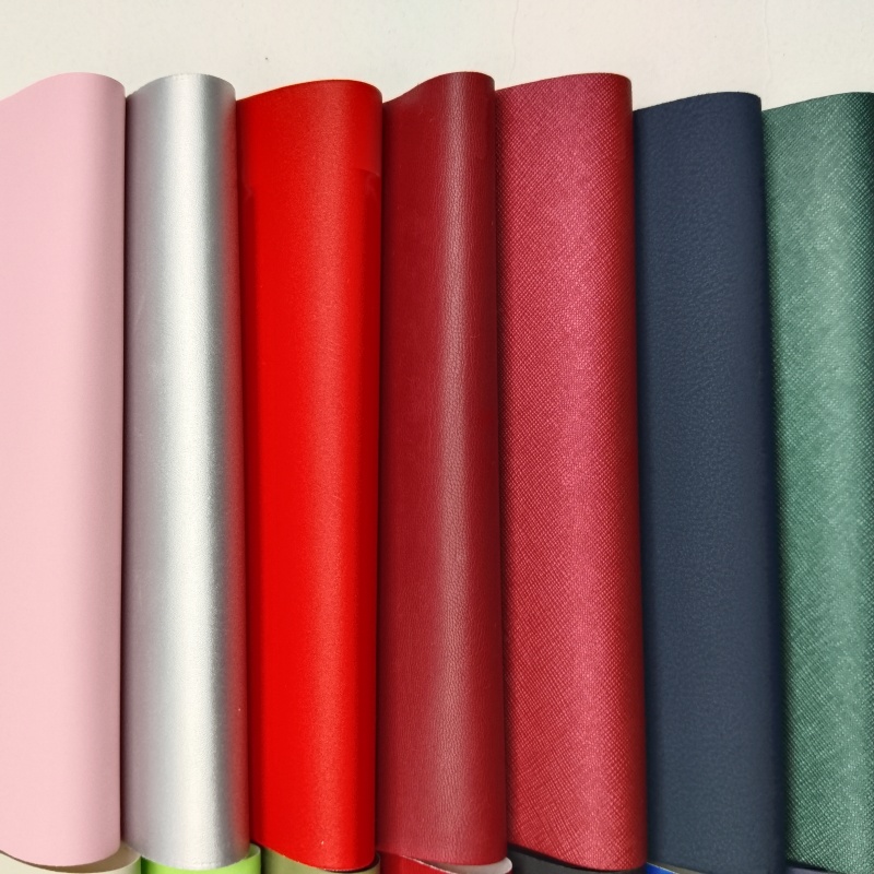 Elastic Silk Satin Fabric with Digital Printed Floral Embossed Pattern PU Leather for Dresses Sofas Bags Outdoor Garments