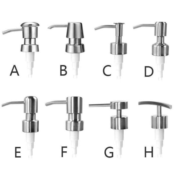 28mm Custom Color Stainless Steel Hand Soap Dispenser Lotion Pump