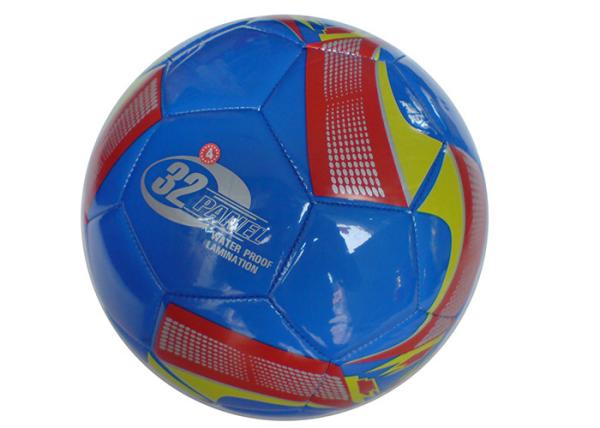 Educational Children's Outdoor Soccer Balls Synthetic Leather Material PU Size 4 W / Pump
