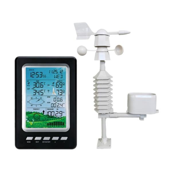 Customized Support Digital Wireless Automatic Weather Station With Multiple Outdoor Sensors