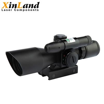 cor verde vermelha do espaço combinado múltiplo do rifle de Riflescopes da ampliação 2.5-10x40