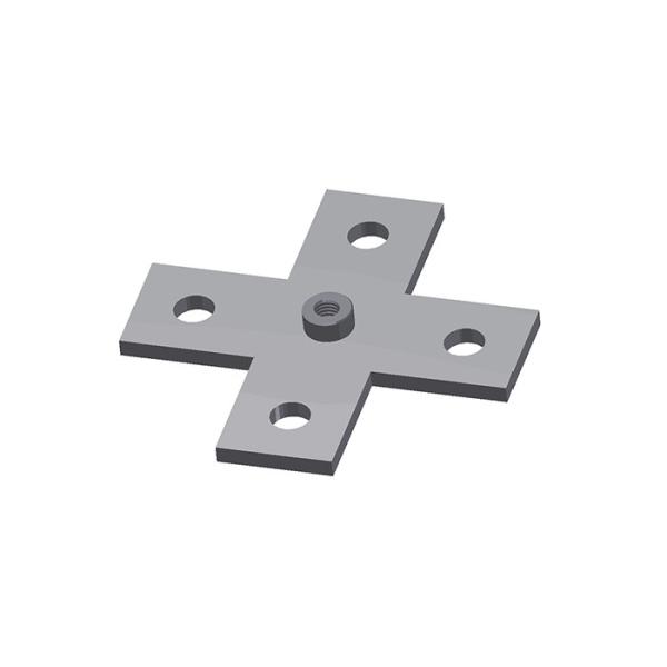 Плоская подходящая перекрестная плита с гайкой для решеток потолка