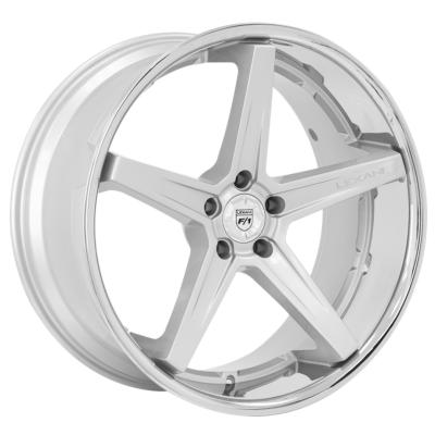 Savage Lexani Silver Rims With Chrome Lip