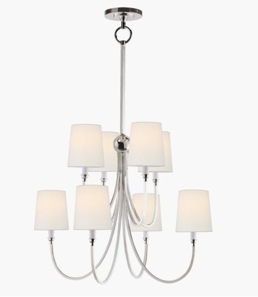 TOB 5010 Reed Large Chandelier Bronze / Polished Nickel / Antique Nickel / Hand-Rubbed Antique Brass