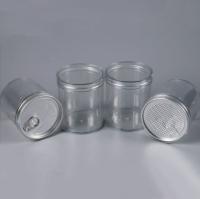 Catégorie en plastique de Honey Containers With Lids Food d'animal familier large transparent de bouche