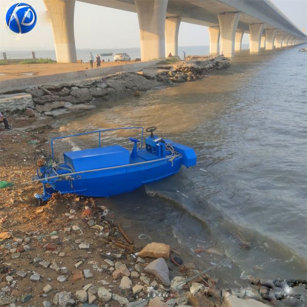 2022 Year Built Water Hyacinth Transport Barge with DWT < 1000t and 15.5*5.5*3m Dimension for Aquatic Weed Transport
