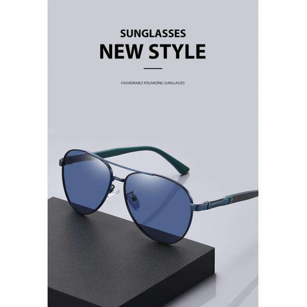 Service des douanes de Metal Frame Sunglasses d'aviateur avec la lentille de 60mm