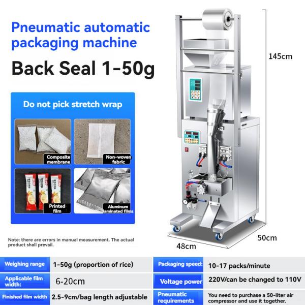 Automatic Pneumatic Packaging Machine Quantitative Weighing Canned Granules Powder Packing