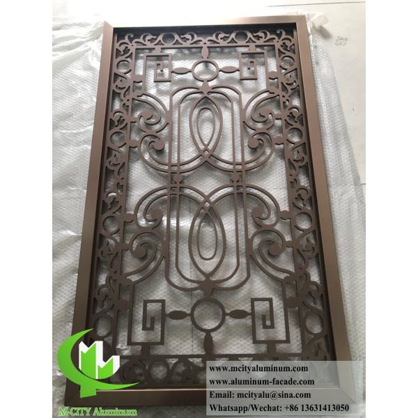 Partie métallique coupée au laser Partie en aluminium Partie de salle d'écran