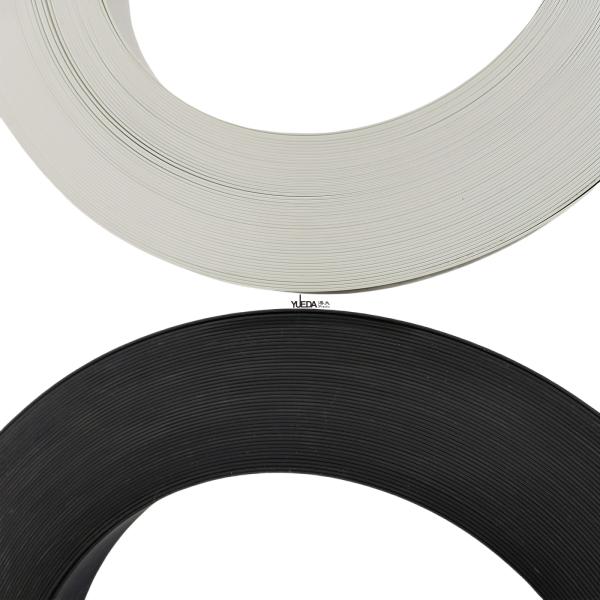 Peau Noir & Blanc - Sensation de bordure bicolore, toucher soyeux, durable et ajustement parfait