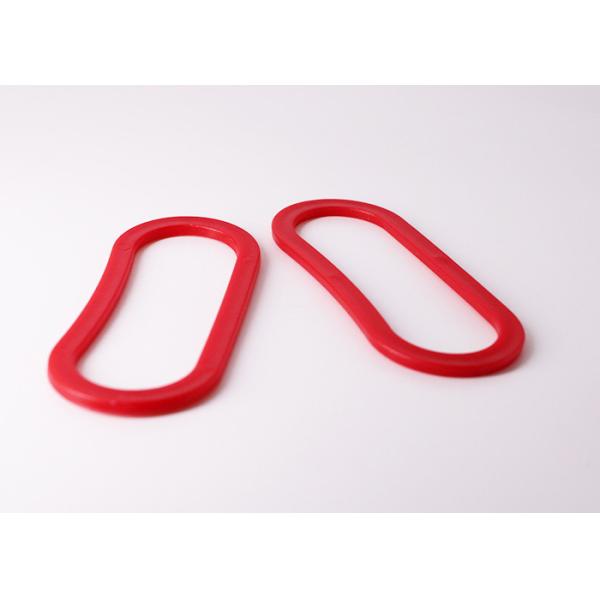 Красные твердые ручки полиэтиленового пакета для умирают обслуживание ОЭМ полиэтиленовых пакетов отрезка