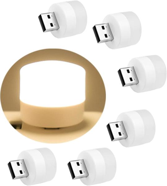 USB Night Light LED Mini Light Bulb Plug in Night Light Small Night Lights USB Light Bulb for Bedroom, Bathroom, Hallway