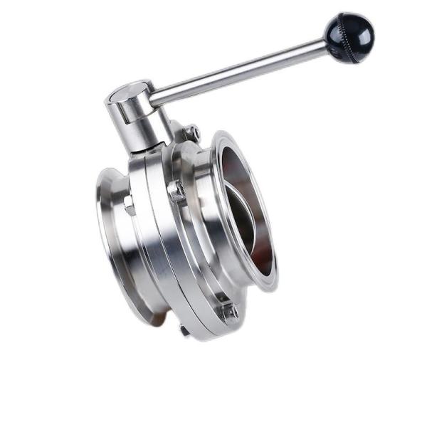 1''-8'' Stainless Steel 301/304/316 Welding Butterfly Valve for Sanitary Flow Control