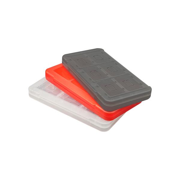 Double-Sided 12 Slots Portable Plastic Game Card Case for Nintendo Switch 2