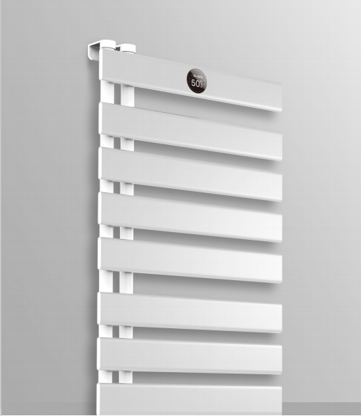 Wall Mounted Heating Drying Rack Waterproof IP 44 Silver Color 2 Years Warranty
