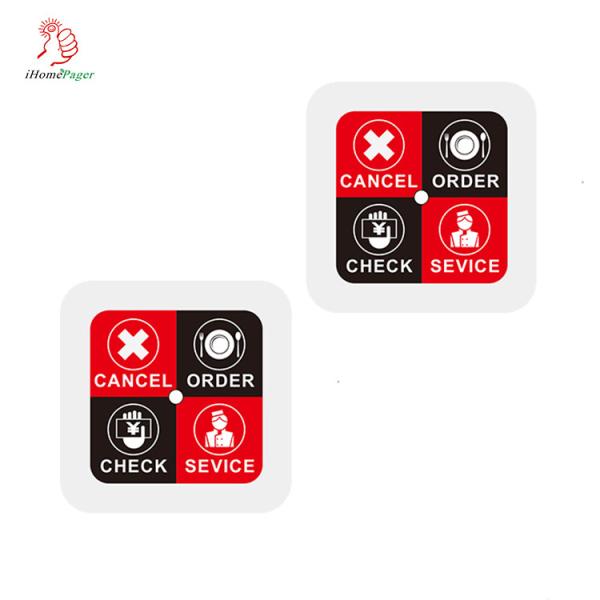 Беспроводная водонепроницаемая система звонка POCSAG передатчик для гостиницы 4 клавиши нажмите кнопку вызова