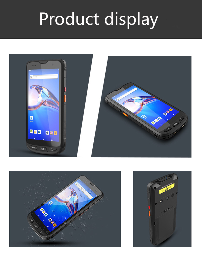 Приборы терминала 16G PDA цифров данным по IP65 NFC Handheld делают водостойким