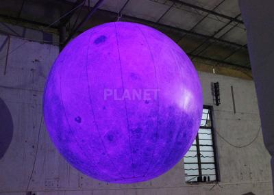 Party Inflatable Lighting Decoration , Inflatable Moon Balloon OEM Available